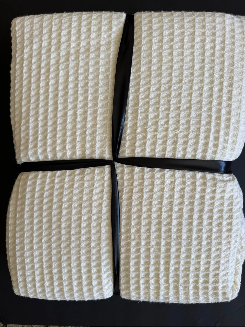 Beautyrest Blanket Waffle Weave Cotton Khaki Full/Queen Lightweight